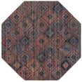 thumbnail image 1 of Rugs.com Sisu Collection Washable Rug – 8 Ft Octagon Blue Flatweave Rug Perfect For Living Rooms, Kitchens, Entryways, 1 of 1