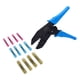 thumbnail image 1 of Conectores de Engarzamiento Eléctrico de Alambre, AWG 23-10 Terminal de Tope Retrampiclilo Con Alza Con Alojamiento Para Marine Para Camiones, 1 of 7