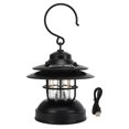 thumbnail image 2 of Vintage Camping Light, IPX4 Waterproof 35-100lm LED  Retro Hanging Lantern For Outdoor Camping, 2 of 8