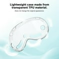 thumbnail image 5 of Protective Cover for Vision Pro, TPU Clear Case Anti-Scratch Shockproof Lightweight Transparent VR Headset Accessories-Mint Green, 5 of 6