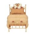 thumbnail image 4 of Cama de muñecas a escala 1:12, juguete de simulación para niños, accesorios para casa de muñecas pequeña Blanco, 4 of 9