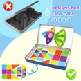 thumbnail image 3 of 57PCS Magnetic Tiles Mini Travel Kids Set, Educational Learning Sensory Toys，Preschool Classroom Magnetic Blocks Building Kids Toys & Games, for 3-8 Year Boys Girls Birthday Gift, 3 of 7