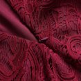 thumbnail image 5 of SWSMCLT Women's Lace Dress Semi Formal Cocktail Sleeveless Dresses V Neck Evening Gown Burgundy 4-6, 5 of 5