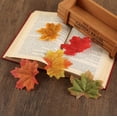 thumbnail image 3 of Cheers.US 50Pcs/Bag Artificial Fall Leaves Faux Fall Color Maple Leaves Decoration Fake Maple Left Art for Craft, Wedding, Festival, Party, Thanks-Giving and Outdoor Decorating, 3 of 7