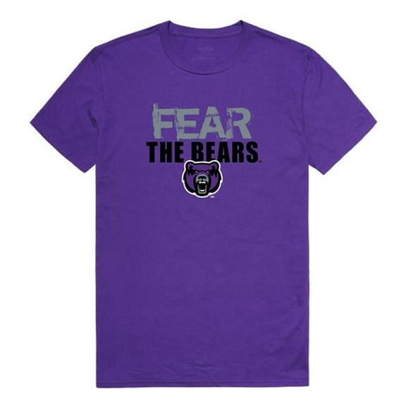 W Republic 518-278-328-01 University of Central Arkansas Men Fear T-Shirt, Purple - Small