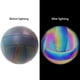 thumbnail image 1 of Voleibol reflectante brilnte holográfico - Juguetes de de voleibol para niños y niños - Juguete perfecto para entrenamiento deportivo de DYNWAVEMX Vóleibol, 1 of 8