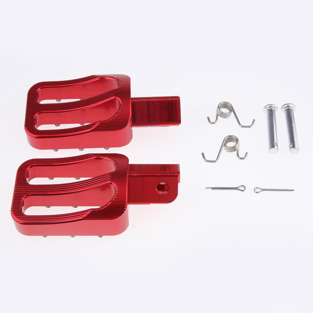 Buy CNC Footpegs Foot Pegs for Dirt Bike CRF50 SDG SSR Red Online at