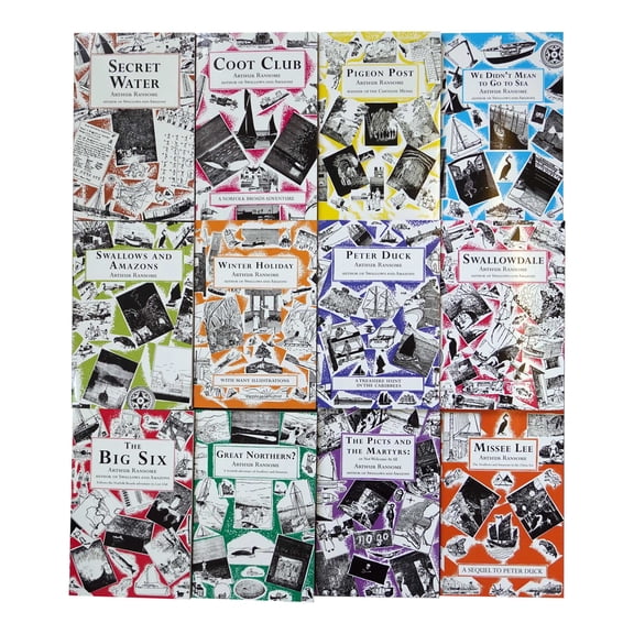 Swallows and Amazons by Arthur Ransome Complete 12 Books Set - Ages 8-12 - Paperback