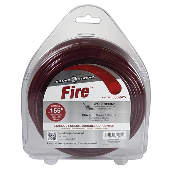 New Stens Fire Trimmer Line 380-625 for .155 1 lb. Donut