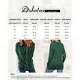 Dokotoo Crewneck Pullover Tops for Women Fashion Comfy Long Sleeve Sweatshirts Fall Basic Jumper
