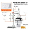 thumbnail image 6 of VEVOR Essential Oil Distillation Kit, 500ml Distillation Apparatus, 3.3 Boro Lab Glassware Distillation Kit with 1000W Heating Plate and 24, 40 Joint, 33 pcs Set, 6 of 9