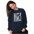 thumbnail image 4 of Get Your Bell Rung Mississippi Unisex Plus Fleece Graphic Sweatshirt Brisco Brands 3X, 4 of 5