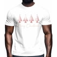 thumbnail image 2 of Camisetas gráficas informales de manga corta con árbol de Navidad para hombre, 2 of 8