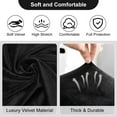 thumbnail image 3 of Toilet Lid Cover and Toilet Tank Lid Cover,Happon 2 Pack Stretch Toilet Lid Seat Cover Set, Washable Spandex Fabric Toilet Protector Cover, Fits Most Toilet Tanks & Lids(Gray), 3 of 7