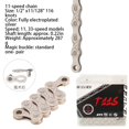 thumbnail image 2 of 91011 Speed Chains Mountain Bicycles Chain Connector Security Multifunction  Cycling Motorcycle Electric Scooter, 2 of 9
