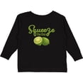 thumbnail image 3 of Inktastic Lime Squeeze The Day Boys or Girls Long Sleeve Toddler T-Shirt, 3 of 5