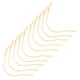 thumbnail image 1 of Conectores de bucle líder de pesca con mosca, 10 Uds. Conectores de bucle líder trenzados línea líder de pesca estética elegante, 1 of 8