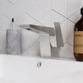 thumbnail image 5 of Carre Single Hole, Single-Handle, Bathroom Faucet in Brushed Nickel, 5 of 13
