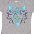 thumbnail image 4 of Inktastic My Nonna Loves Me with Flowers and Hearts Boys or Girls Baby Bodysuit, 4 of 5