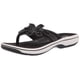 thumbnail image 1 of Clarks Brinkley Flora, chanclas para mujer, color negro sintético 8, 1 of 1