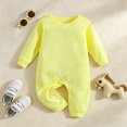 thumbnail image 2 of Dakiuu Baby Boys Girls Footless Long Sleeve Cotton Jumpsuit Bodysuit Romper 0 24M, 2 of 6