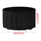 thumbnail image 2 of ¡Liquidación Total!, Funda para muebles de terraza al aire libre, adecuada para proteger del sol mesas y sillas redondas, resistente al frío y la nieve en invierno, color negro Akmoler, 2 of 8