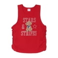 thumbnail image 3 of Way to Celebrate Girls Patriotic Americana Cinched Tank and Flutter Short Set, 2-Piece, Sizes 4-18, 3 of 12