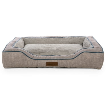 Vibrant Life Bolstered Bliss Mattress Edition Dog Bed, Large, 36"x26", up to 70lbs