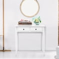 thumbnail image 2 of Topbuy Writing Desk W/ Drawer Detachable Floating Organizer Computer Table White, 2 of 9