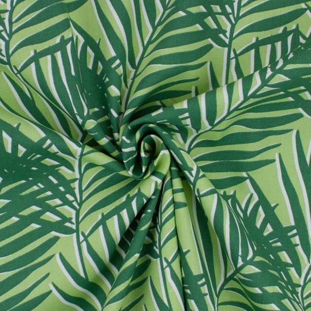 Better Homes & Gardens 100% Cotton Palm Green, 2 Yard Precut Fabric ...