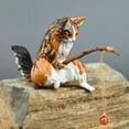 thumbnail image 6 of TINYSOME Fish Tanks Resin Decoration Aquariums Landscapes Fishing Cat Figurine Statue, 6 of 20