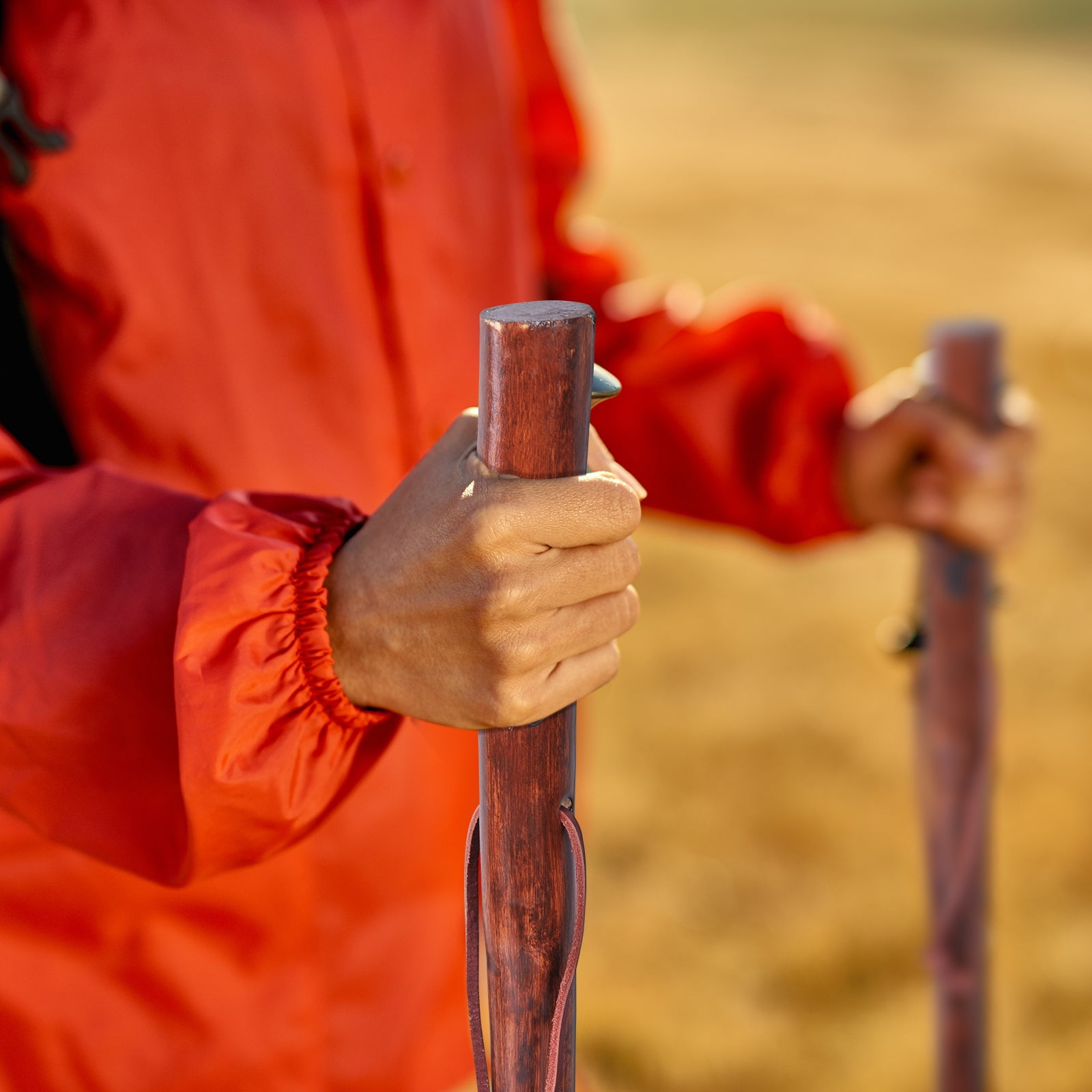 55 in Rustic Wood Walking Stick, Traditional Style Handle, for Men & Women, Trekking Pole, Hiking Pole, Walking Sticks