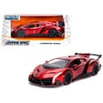 thumbnail image 1 of Jada 1: 24 Hyper-Spec - Lamborghini Veneno (Candy Red), 1 of 1