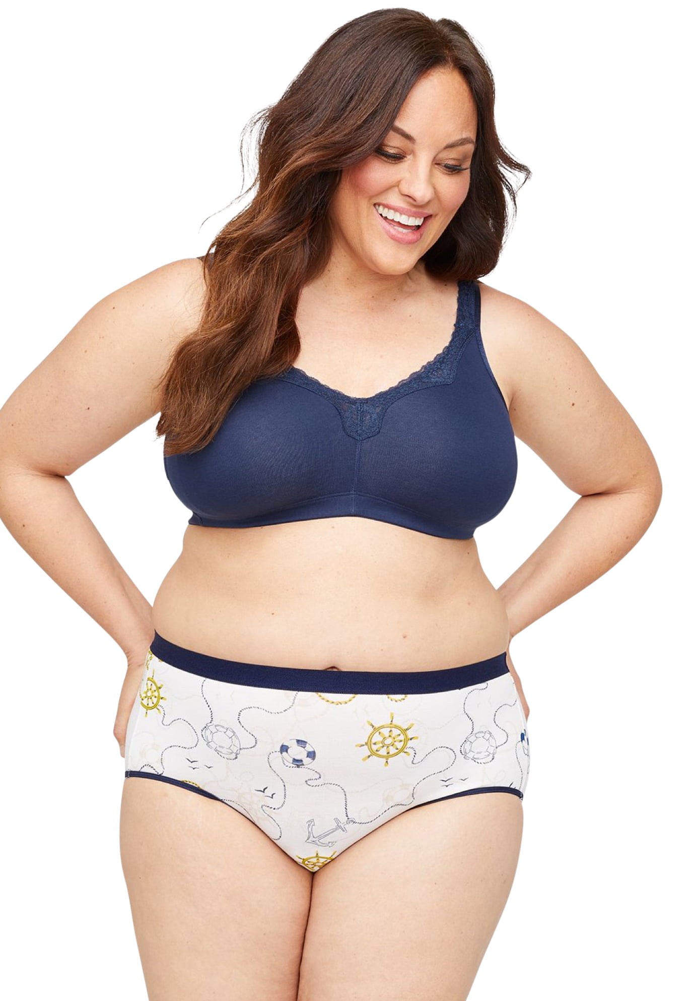 Women's Size Cotton Full Brief Panty Walmart.com