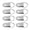 Silver, variant on 50 Sets Black Shoe Boot Lace Hooks Loop D Ring Buckles with Iron Rivets Heavy Duty Metal Repair Kit for Outdoor Tactical Boots and Hiking Footwear