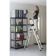 thumbnail image 2 of COSCO 2061AABLKE Signature Series Step Ladder, 6ft, Steel, 2 of 5