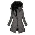 thumbnail image 2 of Pincandy Women's Long Winter Puffer Coat Waterproof Warm Maxi Down Jacket Warm coat, 2 of 7