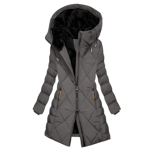 Manteaux d'Hiver pour Femmes - Longueur Régulière, Rembourrés - Décontractés, Usage Quotidien
