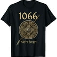 thumbnail image 2 of 100% Cotton Viking England Medievalist 1066 Naefre Forgyt Never Forget T-Shirt, 2 of 5
