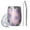 Pioneer Flower Floral-2, variant on 12oz Stemless Wine Tumblers Pioneer Flower Floral Print Pattern Vacuum Insulated Stainless Steel Travel Tumbler Cups Mug with Lid and Straw for Champaign,Cocktail,Beer with Cleaning Brush