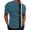 Blue, variant on Sngxgn Men's Lightweight Short Sleeve Crew Neck T-Shirt(Black,L)