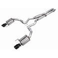 thumbnail image 1 of AWE Tuning Exhaust System Kit 3015-33650 Touring Edition Cat-Back System; Stainless Steel; Without Muffler; Dual Exhaust With Dual Outlet; Rear Exit; Diamond Black Dual Tips, 1 of 1