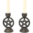 thumbnail image 5 of Pacific Giftware Gothic Pentagram Candle Incense Holder Set, 5 of 6