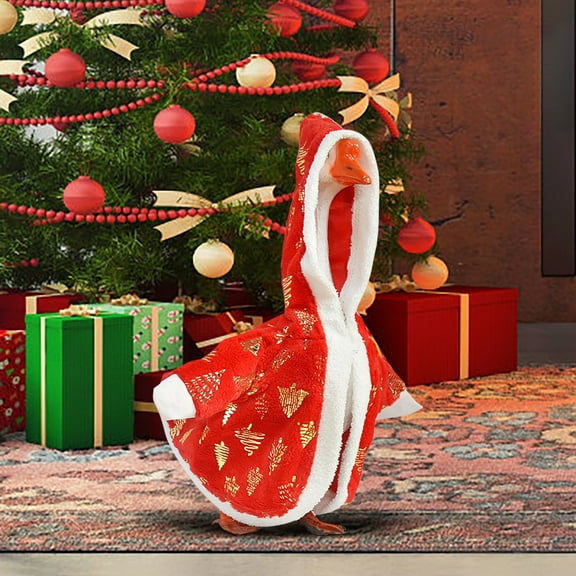 Christmas Porch Goose Outfits for 23 inch Porch Goose, Fall Winter Thanksgiving, Xmas Holidays Gift Porch Goose Decor for Yard Patio Party, Christmas Decorations