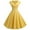 Z-Yellow, variant on Rigardu summer dresses for women Vintage V Neck Short Sleeve Solid Color Casual Dress Cocktail Evening Dress womens dresses Black L