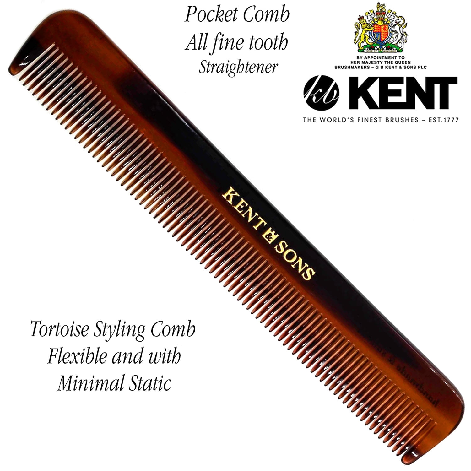 Pocket Beard Comb – Taschenkamm Aus Zinklegierung, Totenkopf-Design, Für Haare & Bart, 14,7 Cm