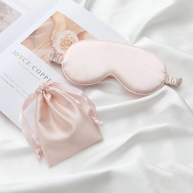 Máscara de Ojos de satén sedoso personalizada, monograma personalizado, recuerdo de boda, Ideas de regalo para dama de honor, juego de viaje para despedida de soltera, novia