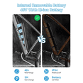 thumbnail image 2 of Adult Electric Mountain Bike, 1500W Peak Motor, 48V 13Ah Removable Battery, 25MPH Max Speed, 26" Fat Tire Electric Bike with Front Suspension, 7-Speed Shimano, for Commuter & Off-Road, 2 of 9