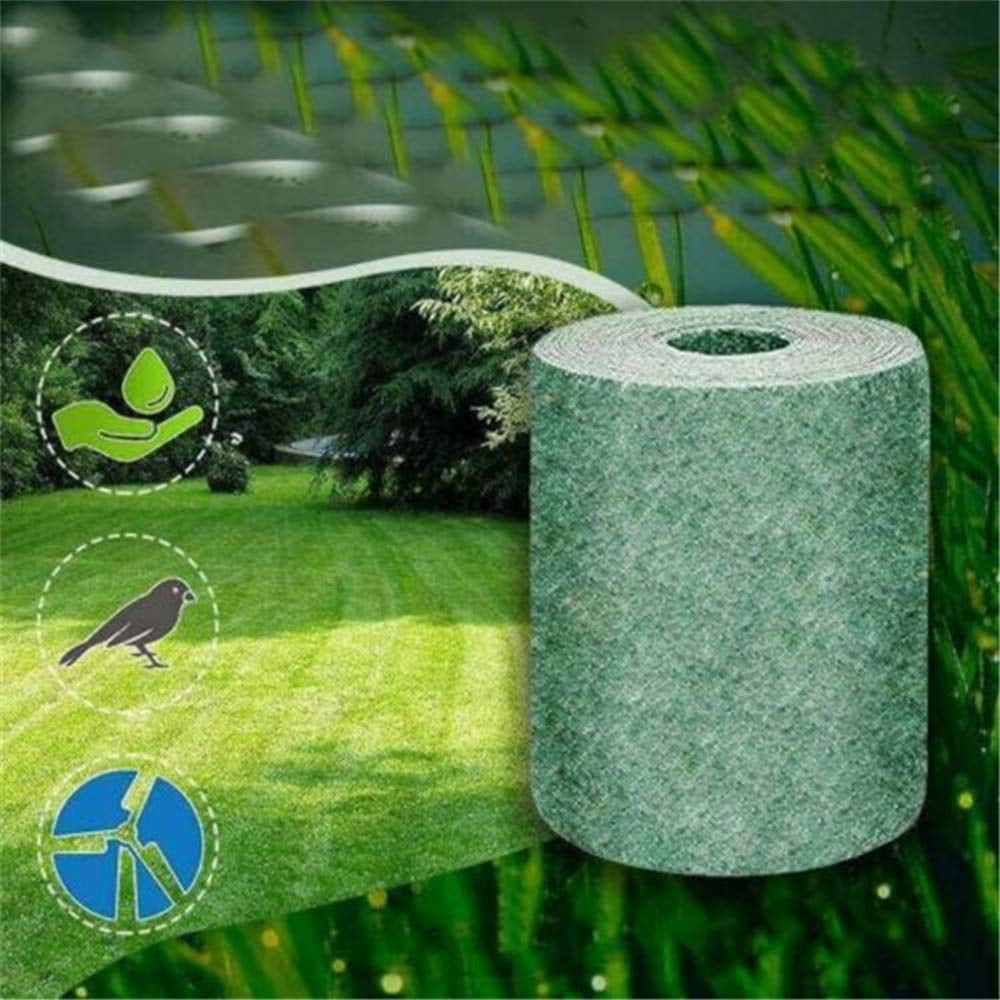 Grass Seed Mat Roll Biodegradable Grass Seed Cushion Garden Plant Growth Solution For Lawns Aggressive Grass Seed Propagation Seedless Walmart