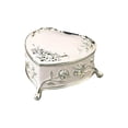 thumbnail image 3 of Caja de almacenamiento decorativa del tesoro para Aniversario de hombre y mujer Plata Yinane Organizador de joyas, 3 of 8